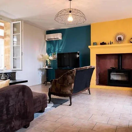 La Bastide Avec Piscine Privee, Petanque Et Climatisation Casa de Férias Cours-de-Pile